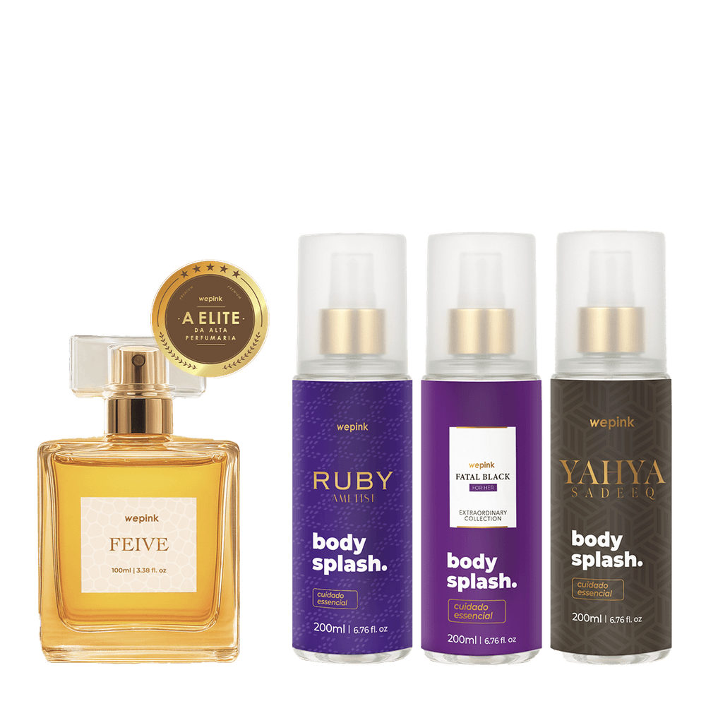 Kit Feive + Body Splash Ruby Ametist + Fatal For Her + Yahya - Wepink