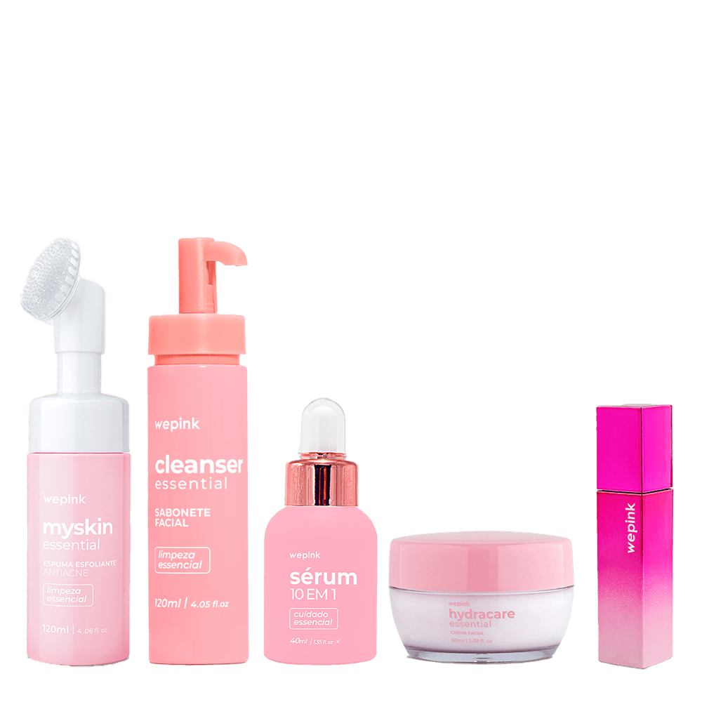 Kit Sérum 10 em 1 + Myskin + Cleanser + Hydracare + Lip Tint - Wepink