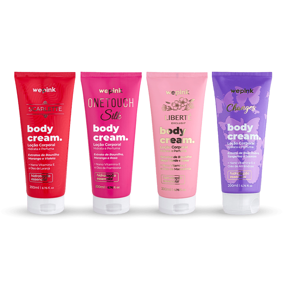 Kit Body Cream Liberté Exclusif + Silk + Scarlette + Changes - Wepink