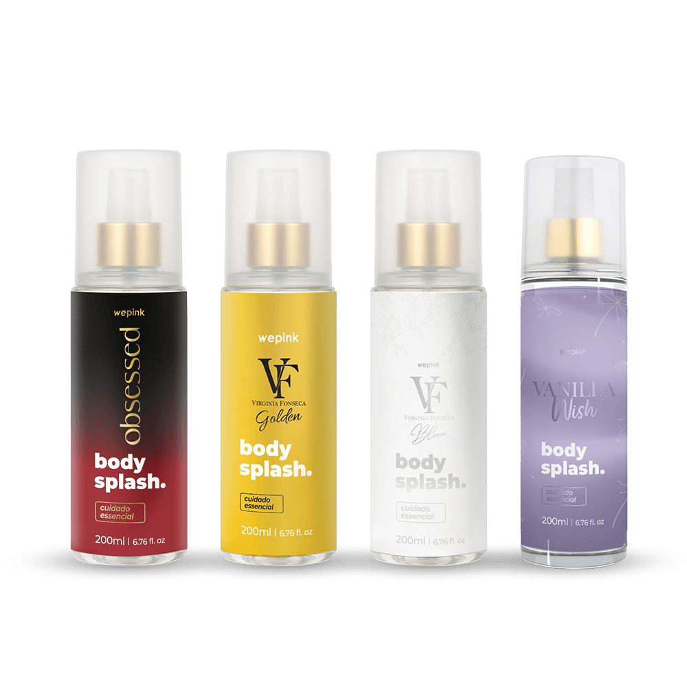 Kit Body Splash Obsessed + VF Golden + VF Bloom + Vanilla Wish - Wepink