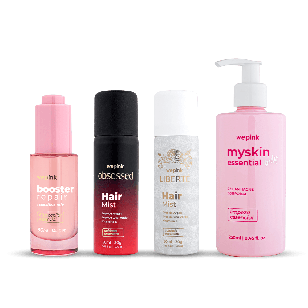 Kit Booster + Myskin Body + Hair Mist Obsessed + Hair Mist Liberté - Wepink
