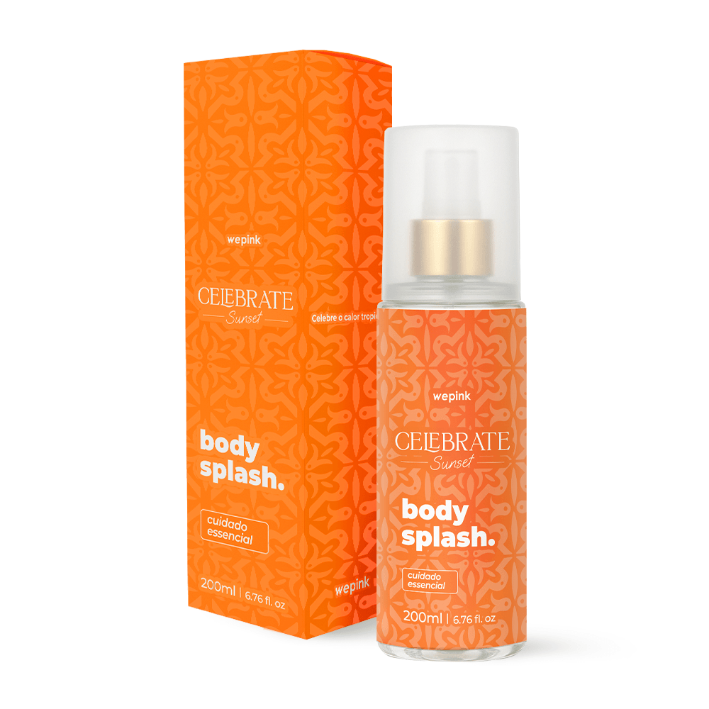 Body Splash Celebrate Sunset Desodorante Colônia 200ml - Wepink