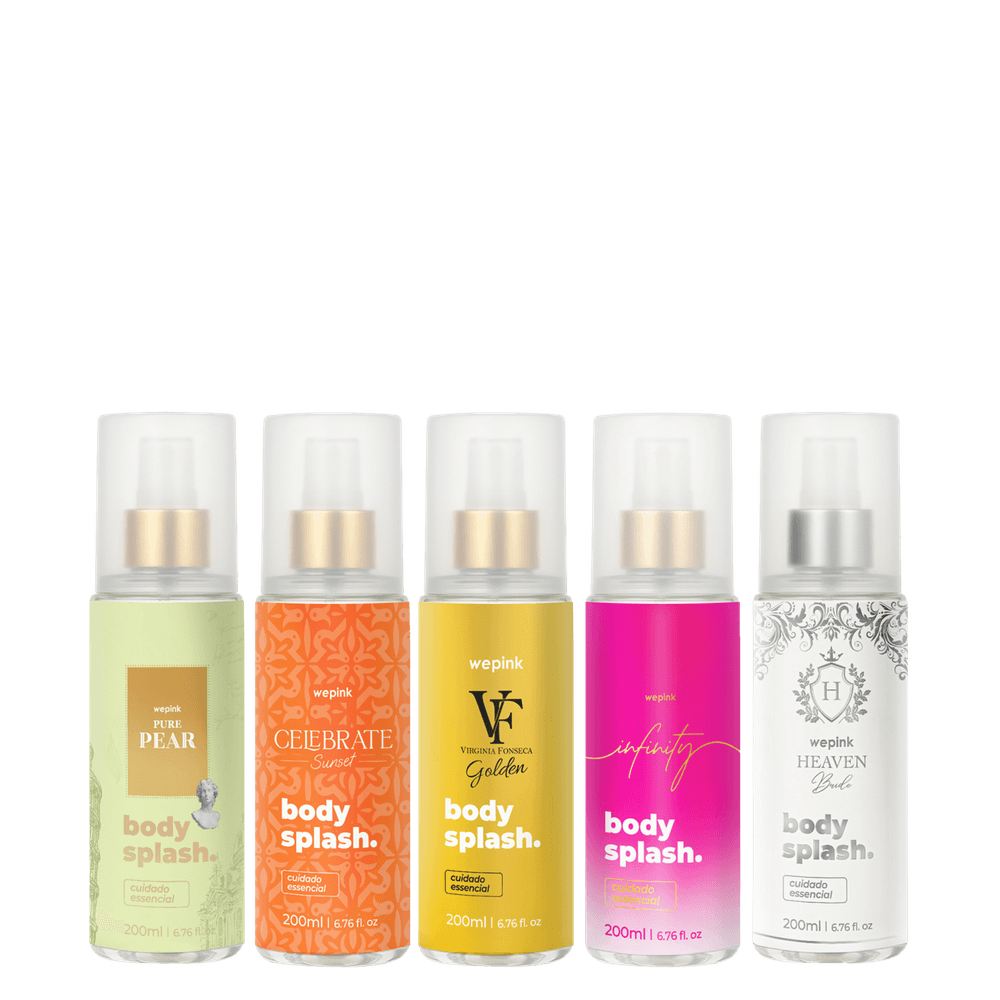 Kit Body Splash Pure Pear + Sunset + Infinity + Bride + Golden - Wepink