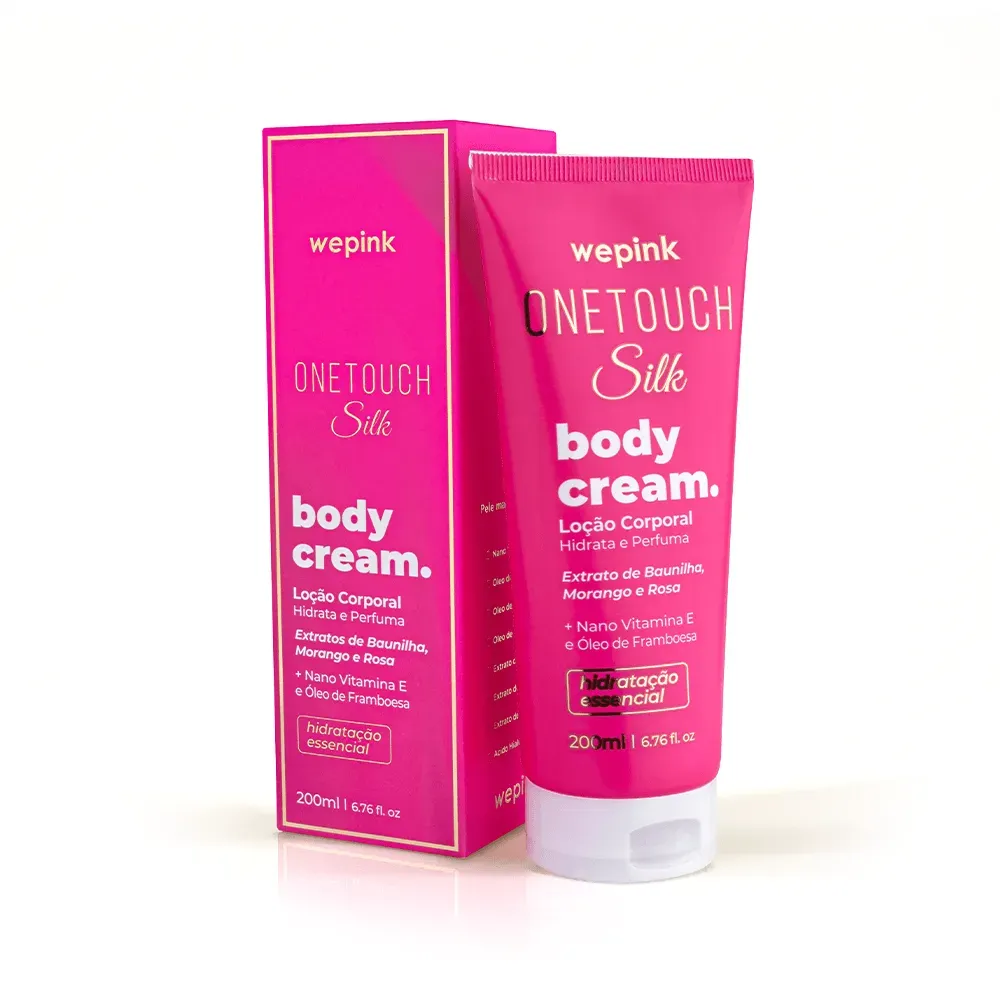 Body Cream One Touch Silk Desodorante Hidratante 200ml - Wepink