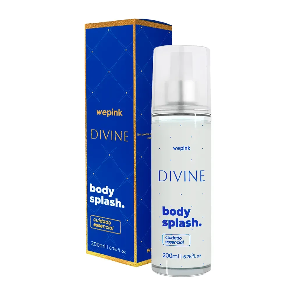 Body Splash Divine Desodorante Colônia  200ml - Wepink