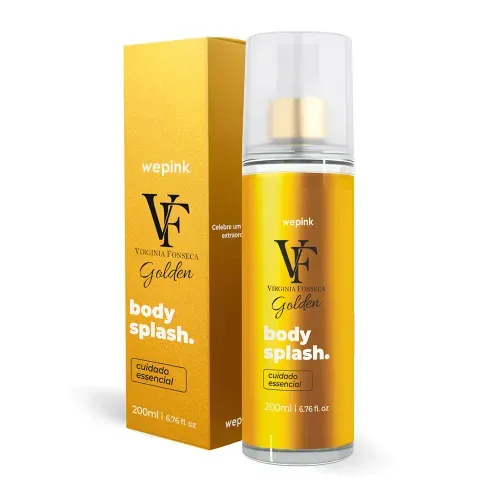 Body Splash VF Golden Desodorante Colônia 200ml - Wepink
