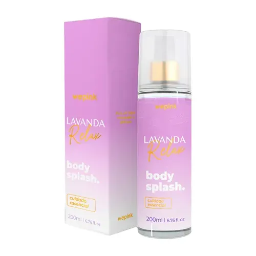 Body Splash Lavanda Relax Desodorante Colônia 200ml - Wepink