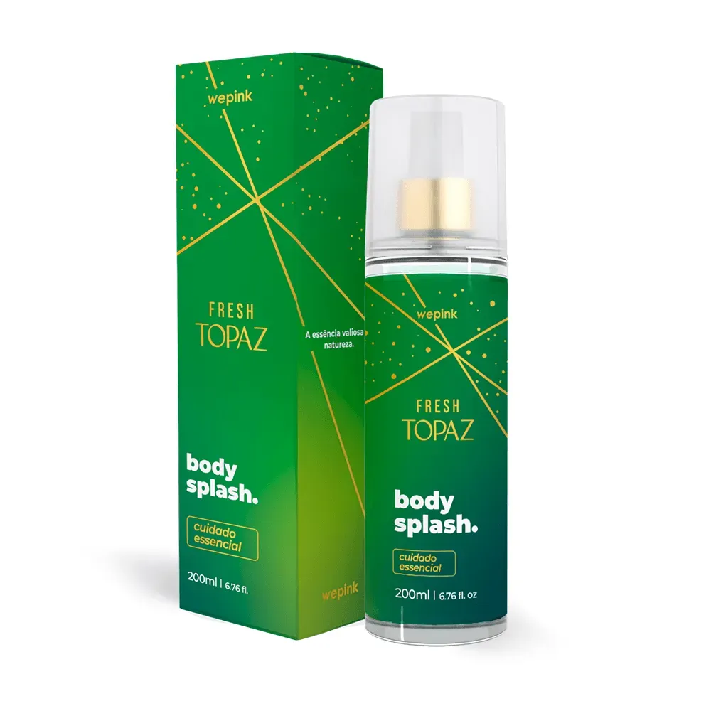 Body Splash Fresh Topaz Desodorante Colônia 200ml - Wepink