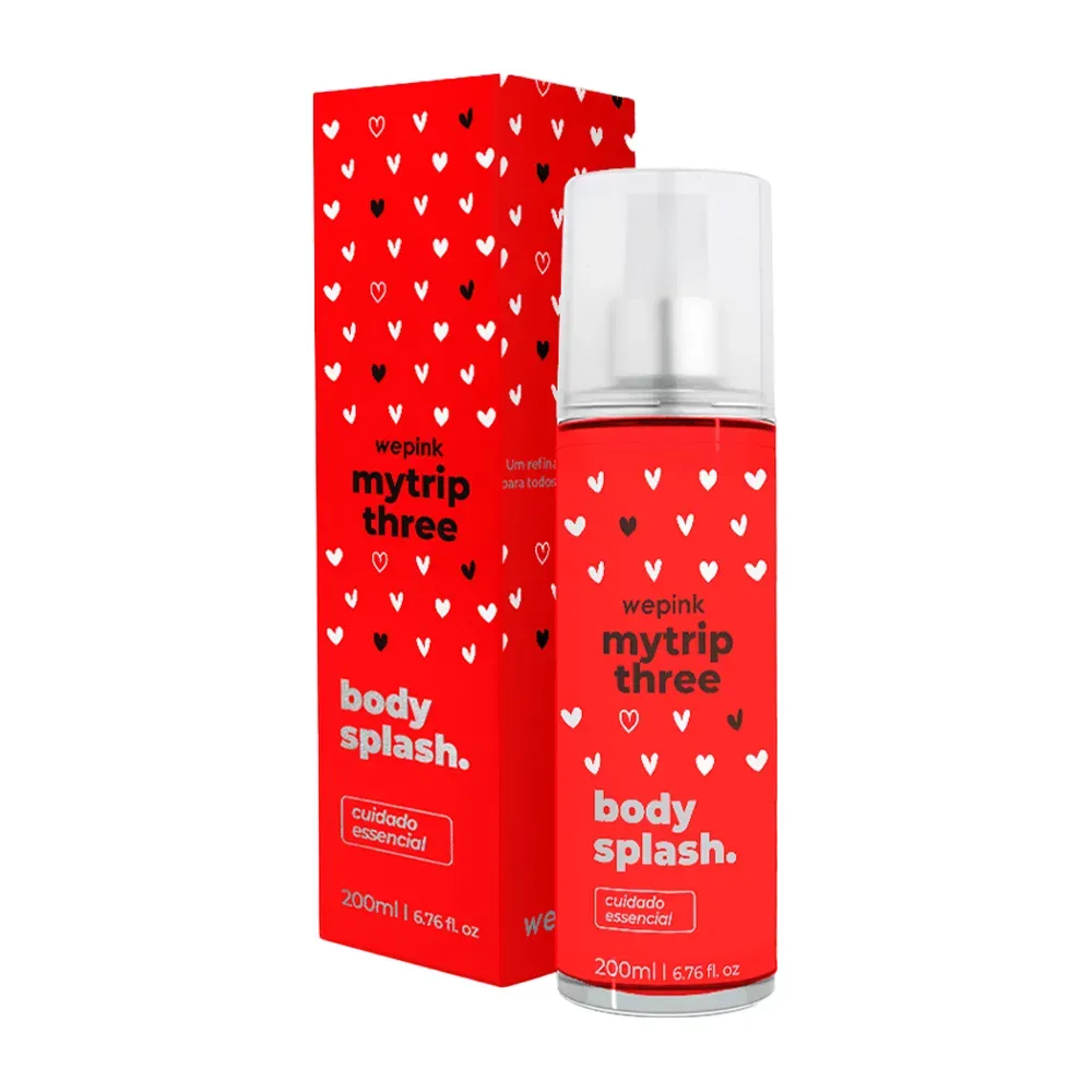 Body Splash My Trip Three Desodorante Colônia 200ml - Wepink