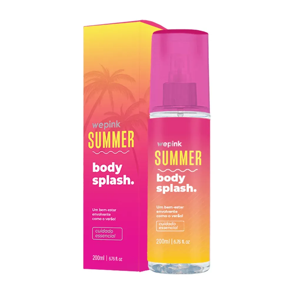 Body Splash Summer Desodorante Colônia 200ml - Wepink