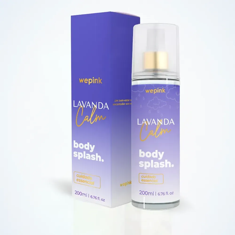 Body Splash Lavanda Calm Desodorante Colônia  200ml - Wepink