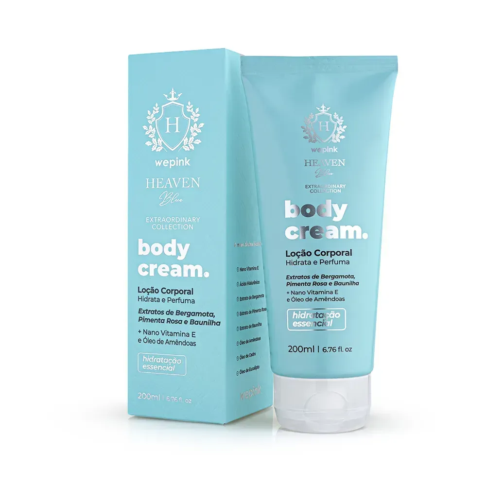 Body Cream Heaven Blue Desodorante Hidratante 200ml - Wepink - Wepink