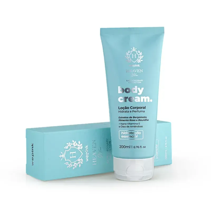 Body Cream Heaven Blue Desodorante Hidratante 200ml - Foto 3