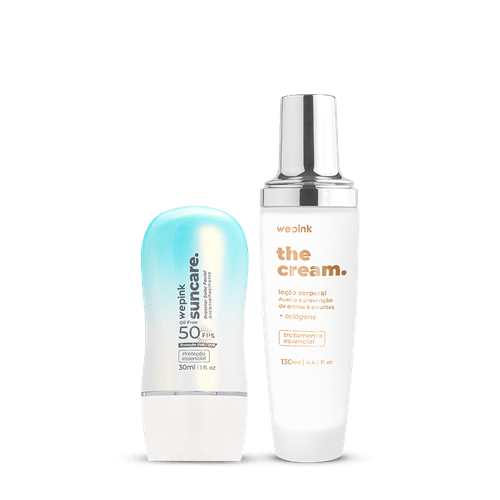 Kit The Cream + Protetor Solar - Wepink