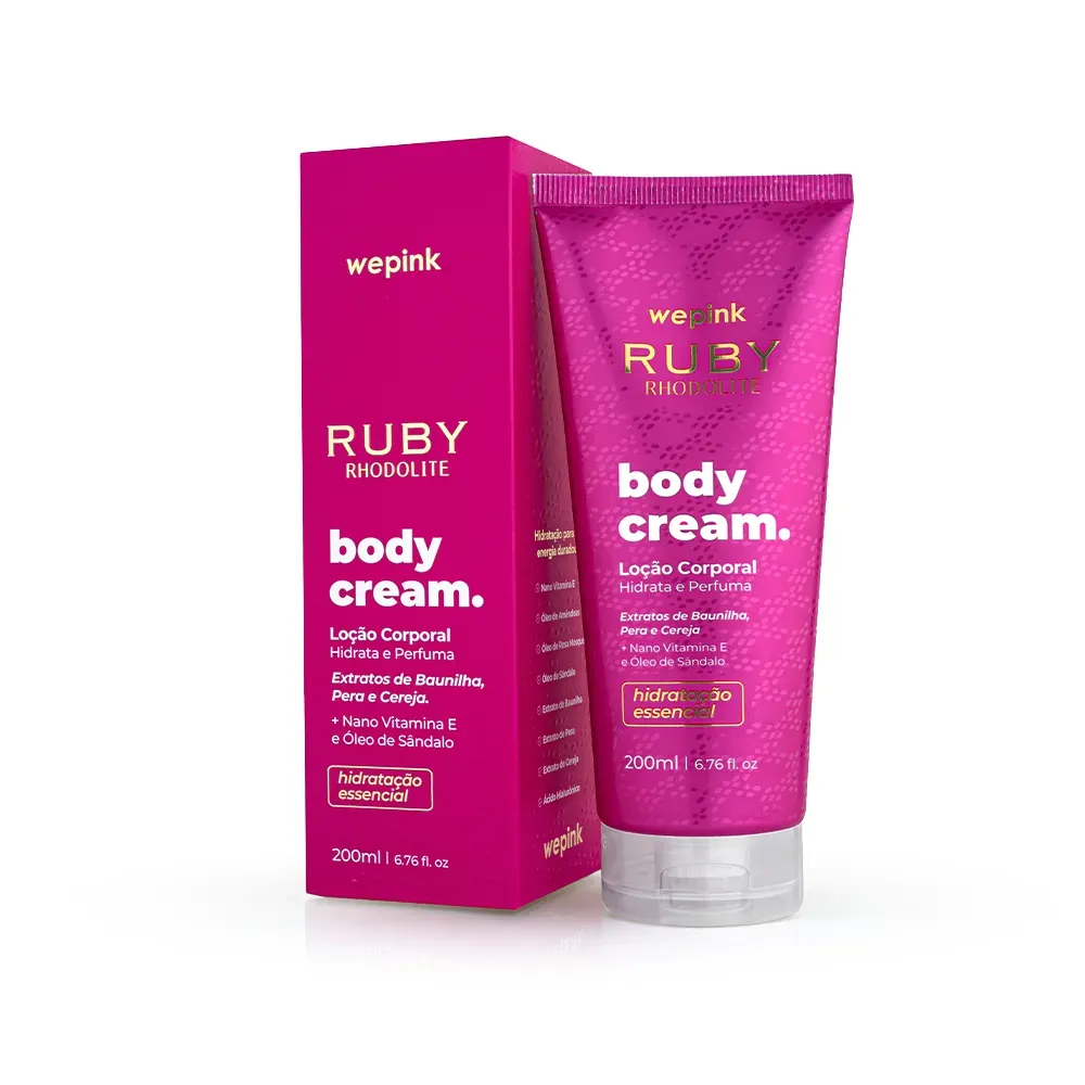 Body Cream Ruby Rhodolite 200ml - Wepink - Wepink