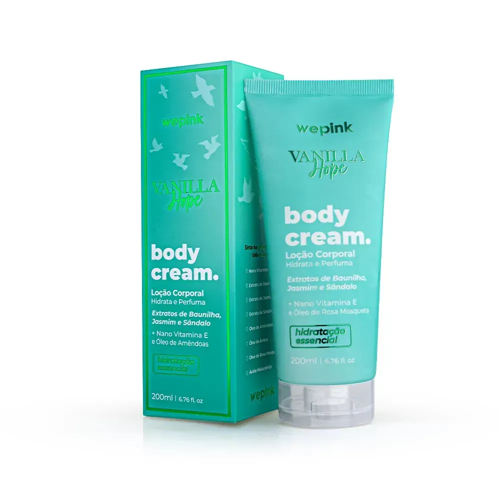 Body Cream Vanilla Hope Desodorante Hidratante 200ml - Wepink