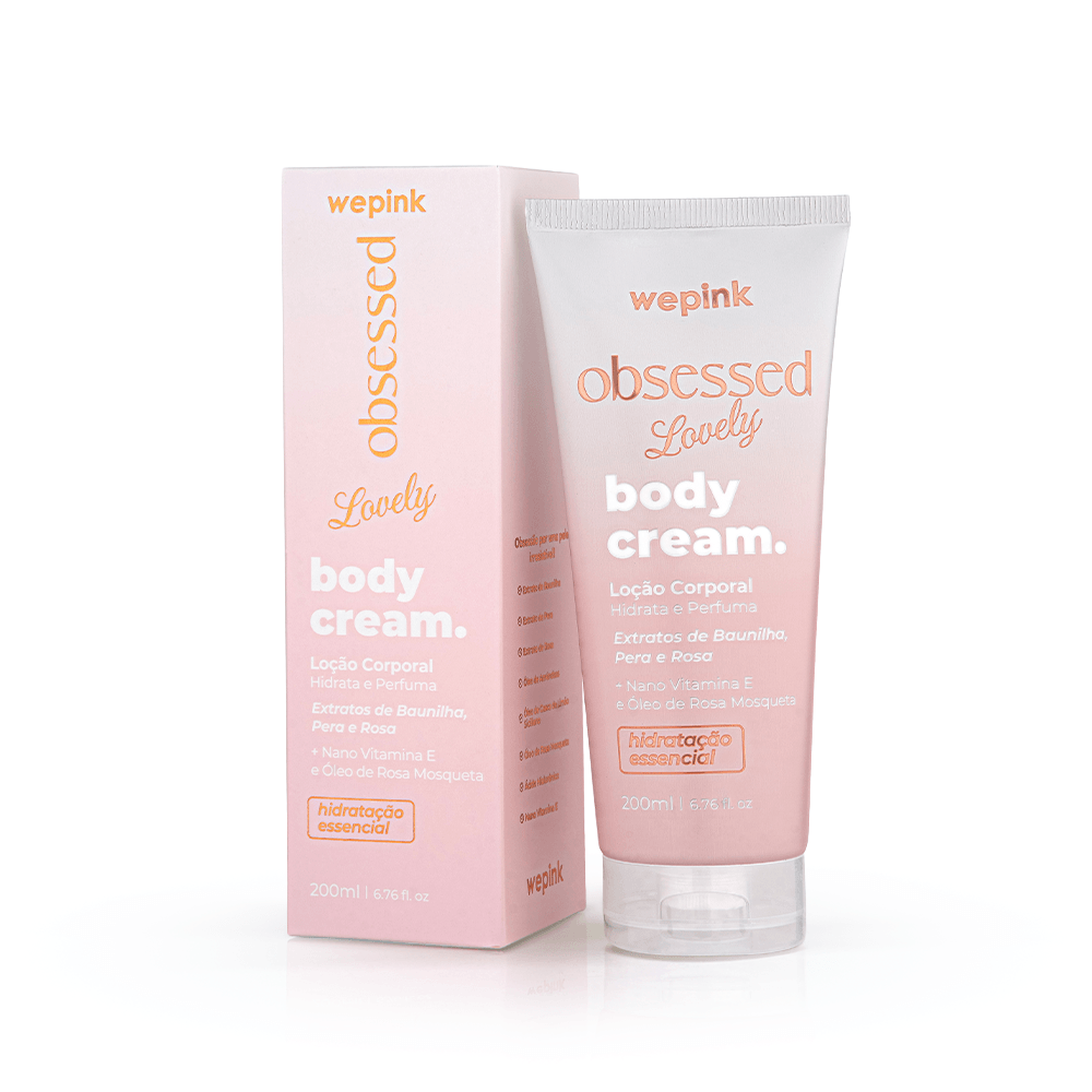 Body Cream Obsessed Lovely Desodorante Hidratante 200ml - Wepink