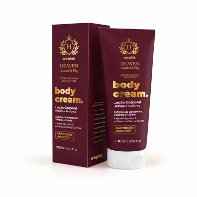 Body Cream Heaven Santal & Fig Desodorante Hidratante 200ml - Wepink