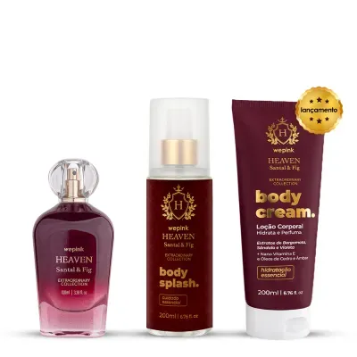 Kit Linha Heaven Santal & Fig - Wepink