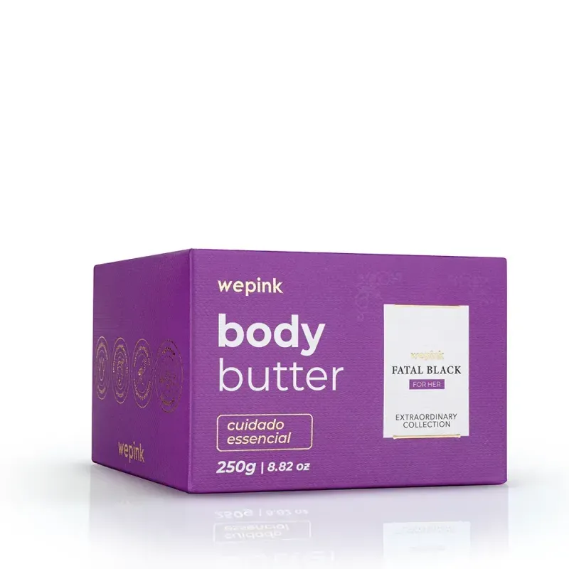 Manteiga Corporal Fatal Black For Her Body Butter 250gr - Foto 5