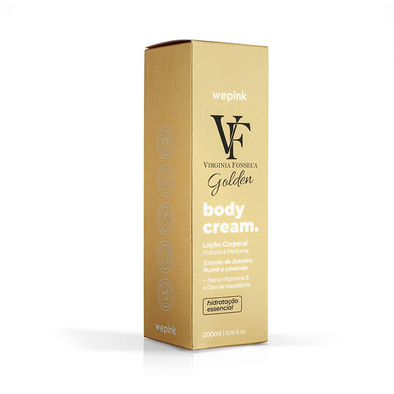 Body Cream VF Golden Desodorante Hidratante 200ml - Foto 5
