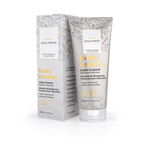 Body Cream Fatal White Desodorante Hidratante 200ml - Wepink