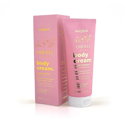 Body Cream Liberté Exclusif Desodorante Hidratante 200ml - Wepink