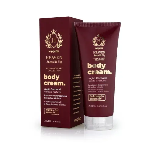 Body Cream Heaven Santal & Fig Desodorante Hidratante 200ml - Wepink